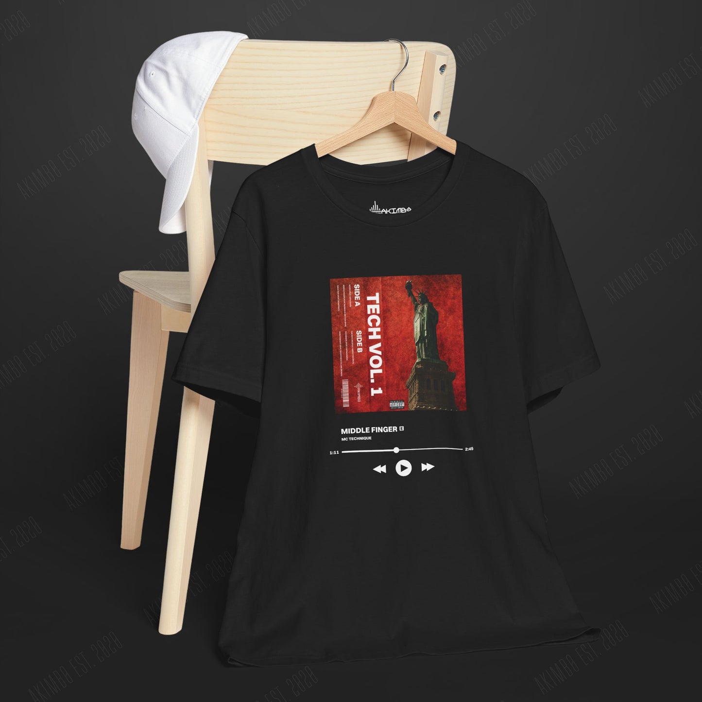 AKIMB0 "PRESS PLAY" Tee