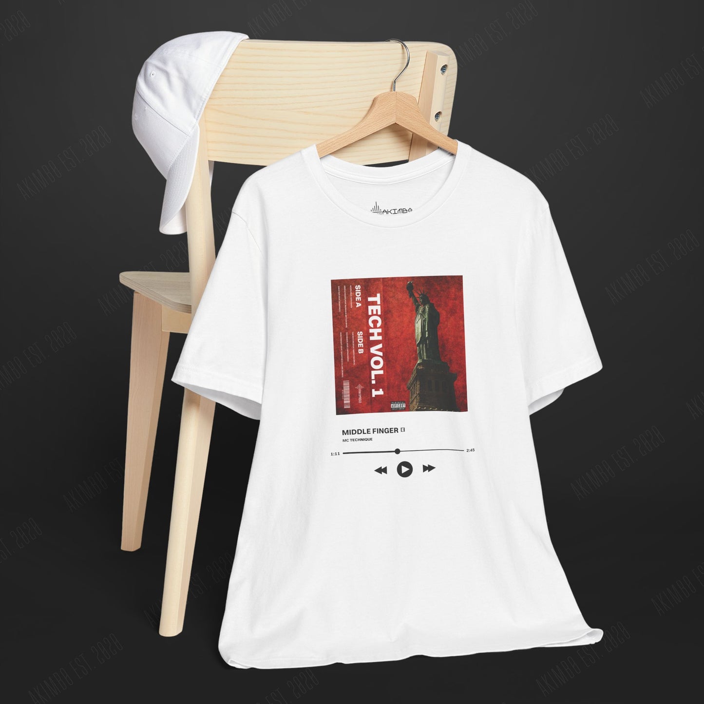 AKIMB0 "PRESS PLAY" Tee