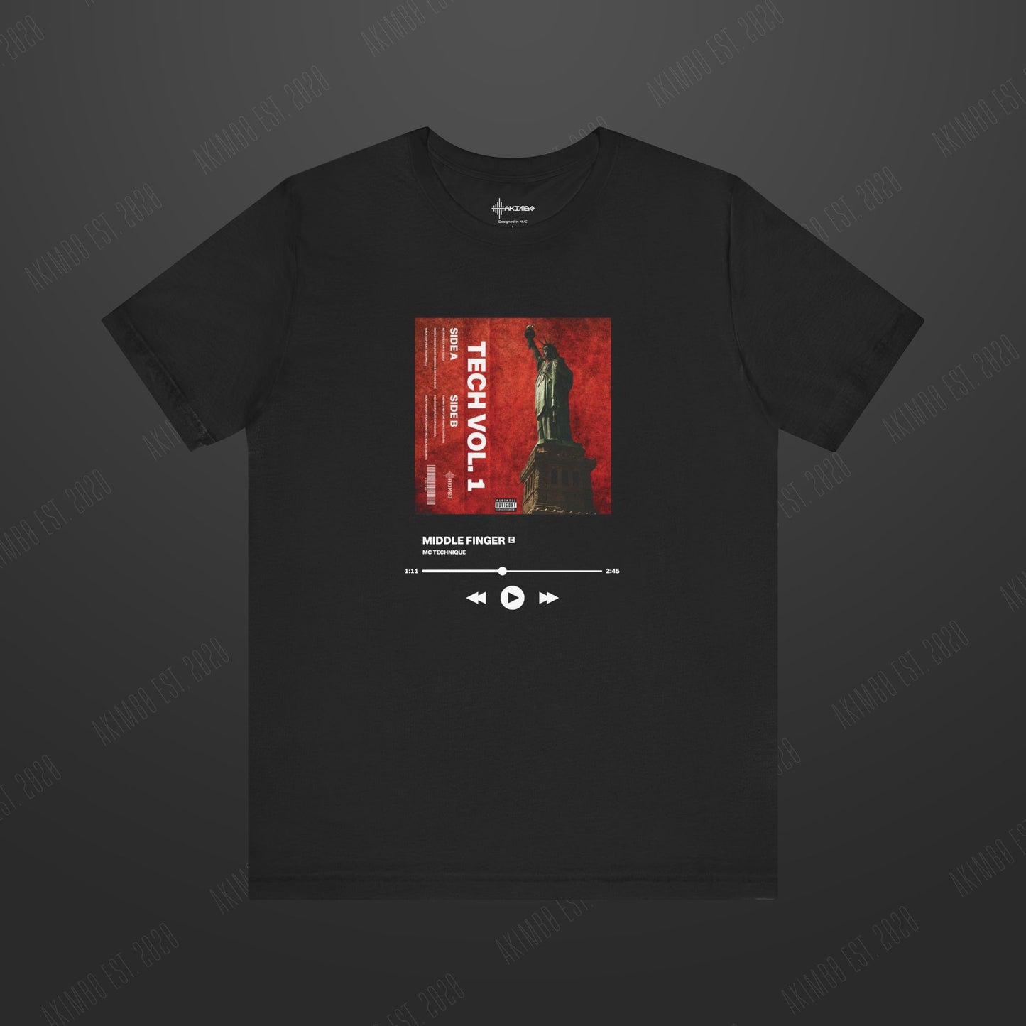 AKIMBO "PRESS PLAY" Tee